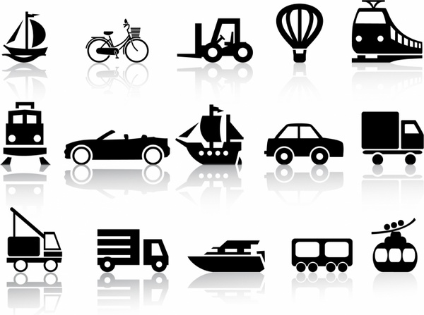 Transportation icons 2