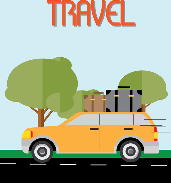 traveler on car 