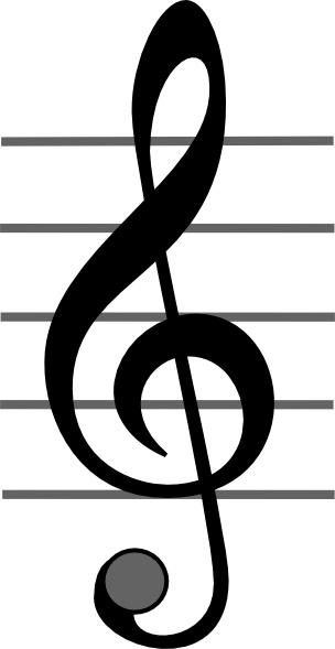 Treble Clef clip art 