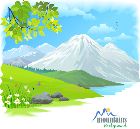 Natural scenery free vector download (11,934 Free vector) for