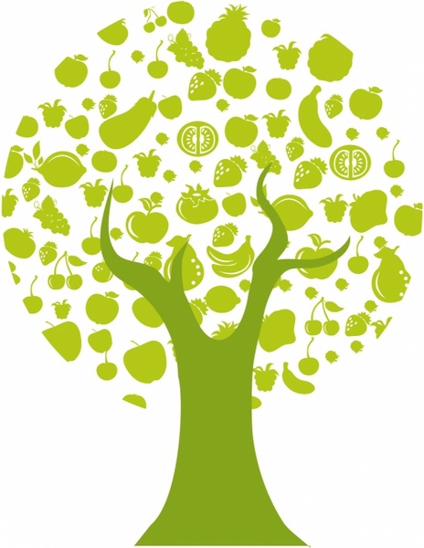 Download Tree Fruit Icons Free vector in Adobe Illustrator ai ( .AI ...