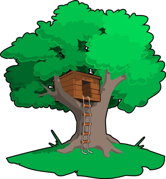 Tree house Vectors graphic art designs in editable .ai .eps .svg format  free and easy download unlimit id:144375