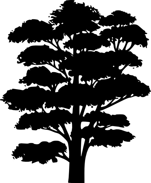 Tree Silhouettes Clip Art Free Vector In Open Office Drawing Svg Svg Vector Illustration Graphic Art Design Format Format For Free Download 131 33kb