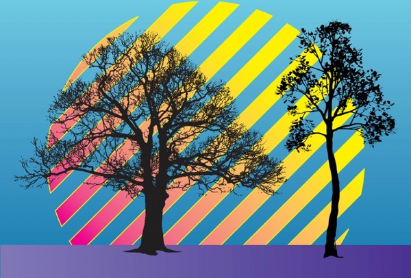 Trees Vector Illustration