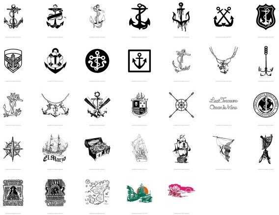 trend nautical theme vector 33