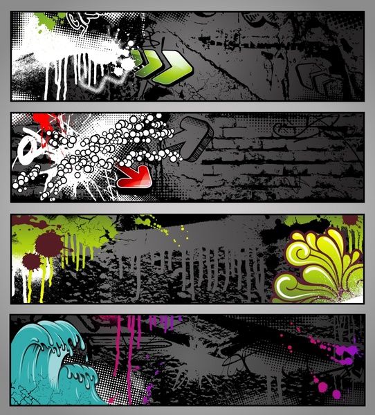 graffiti background templates modern dark grunge dynamic abstraction