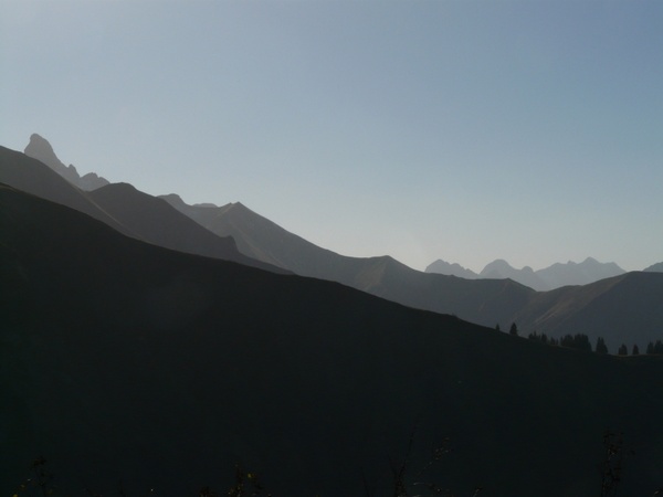 trettachspitze mountains mountain panorama