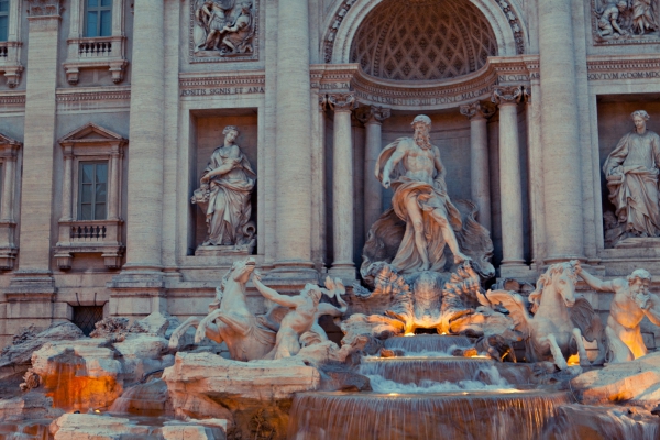 trevi fountain rome 
