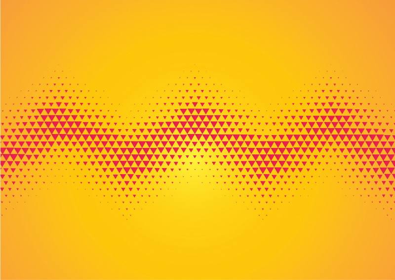 triangle hot wave background template flat symmetric geometrical design
