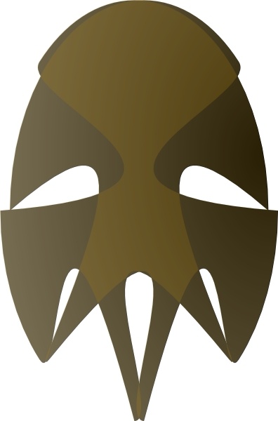 Tribal African Mask clip art 