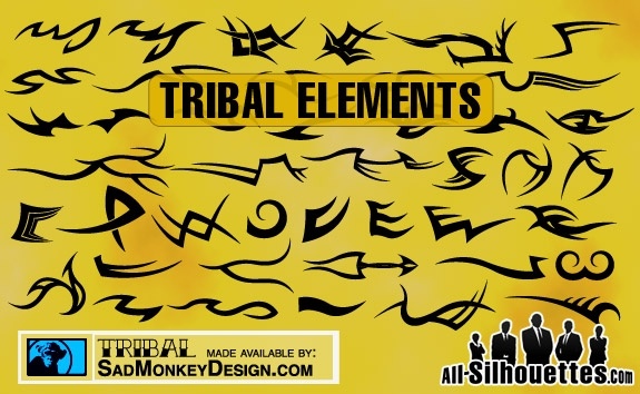 Tribal Tattoo Elements