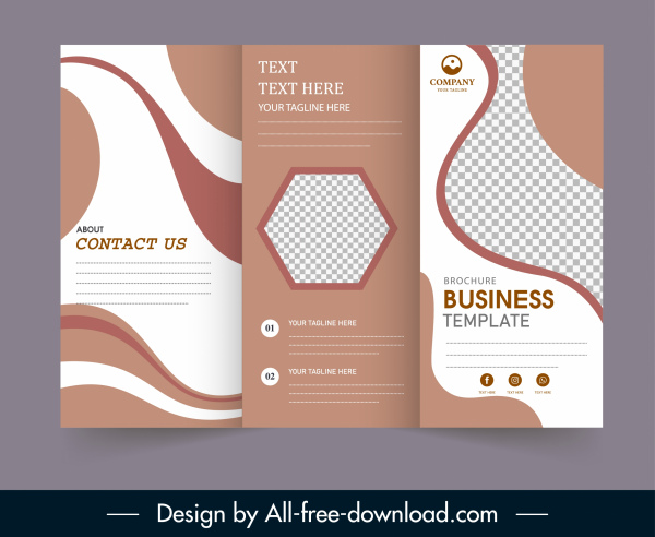 brochure design illustrator files free download