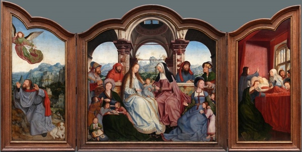 triptych polyptych painting