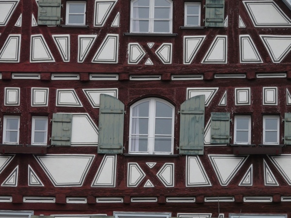 truss fachwerkhaus facade