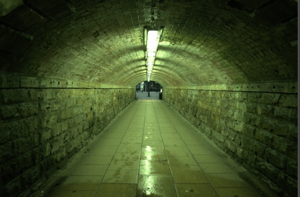 tunnel subway background