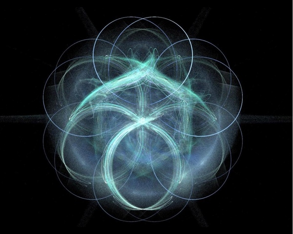 turquoise fractal