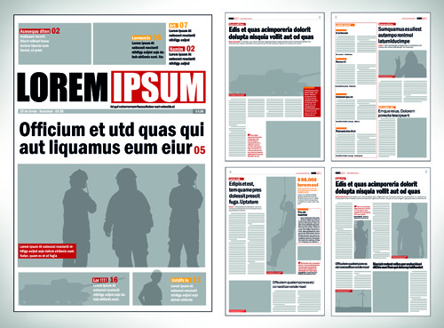 Typesetting Newspaper Vector Templates Free Vector In Encapsulated Postscript Eps Eps Vector Illustration Graphic Art Design Format Format For Free Download 2 67mb