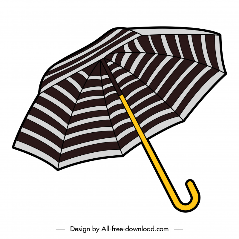 umbrella icon 3d sketch