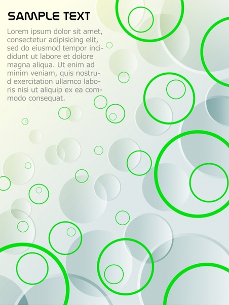 bubbles background flat motion circles decor