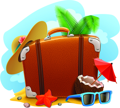 vacation design vector backgrounds