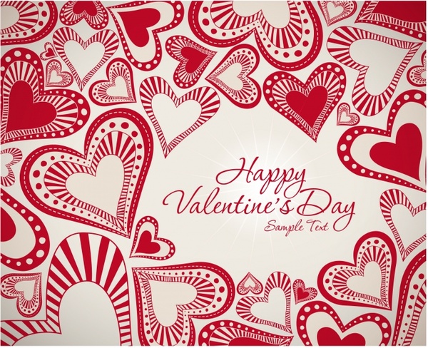valentine39s day heart light shining paper cut vector