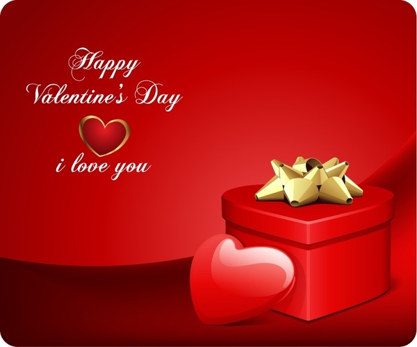 Valentine’s Day Card Vector