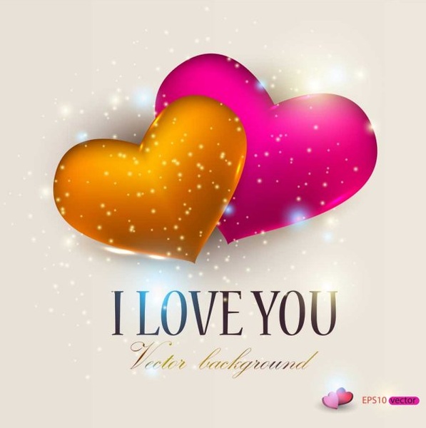 valentine day gift cards vector