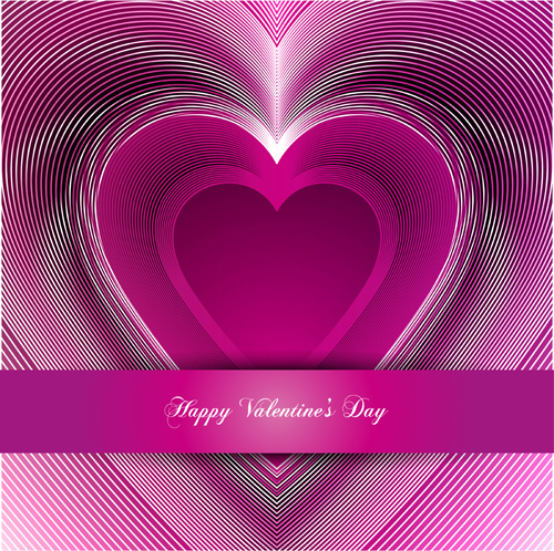 valentine day love backgrounds vector