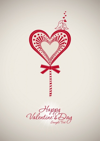 valentine hearts silhouette vector