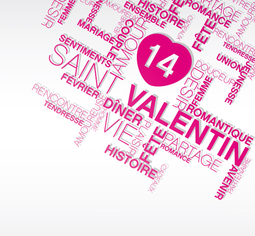 valentines day creative background vector