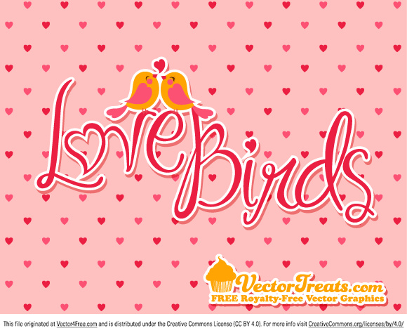 valentines day love birds