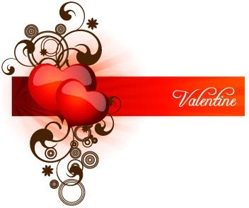 Valentines heart vector 
