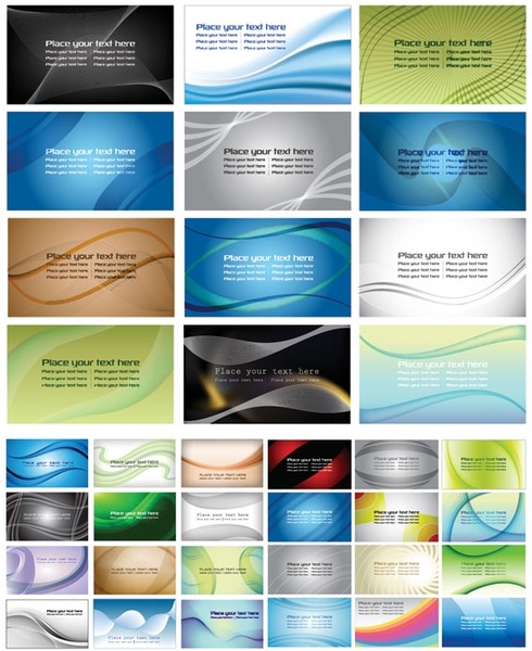 variety of dynamic lines of the background vector