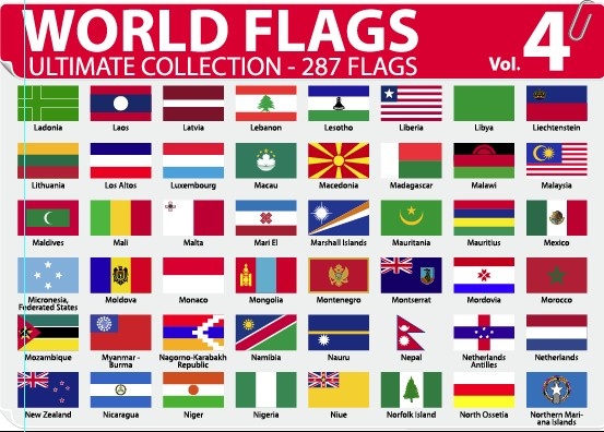 Download World flags vector free free vector download (4,118 Free ...