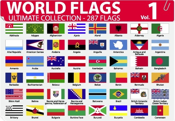 Download World flags vector free free vector download (4,118 Free ...