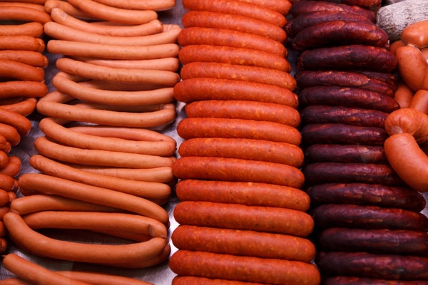 various sausages