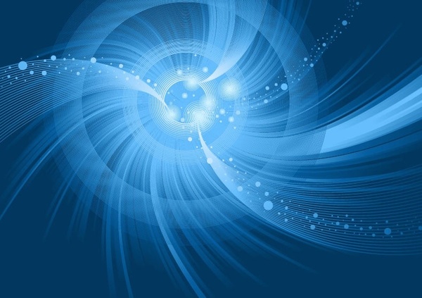 Vector Abstract Blue Background 