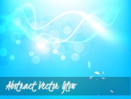 abstract blue background sparkling bokeh design
