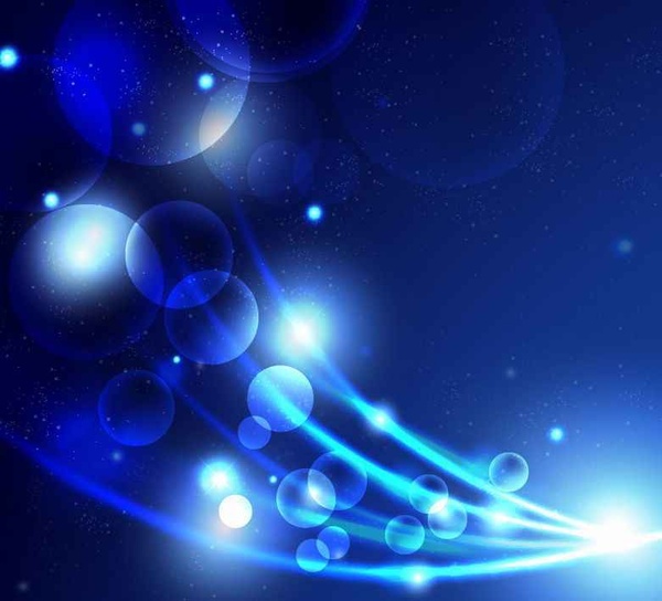Vector Abstract Blue Light background