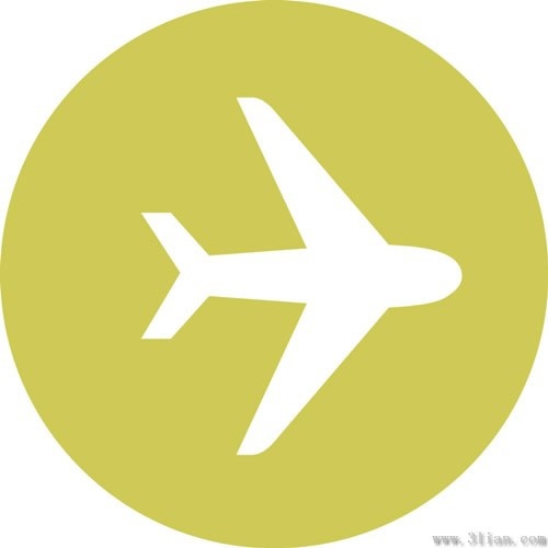 Vector airplane icon vector Free vector in Adobe Illustrator ai ( .ai ...