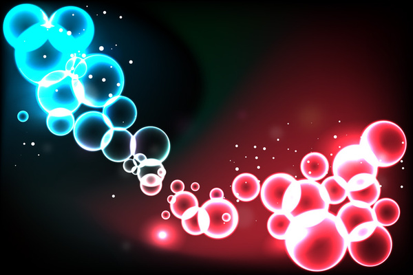vector background with circles 
