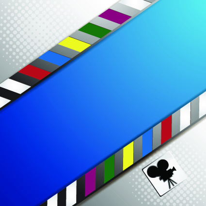 vector background with film elements 