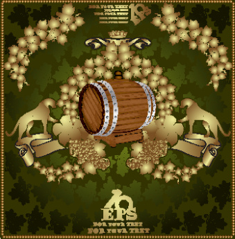 vector beer luxury background graphics