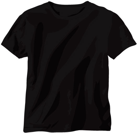 Download Vector black tshirt Free vector in Adobe Illustrator ai ( .ai ) vector illustration graphic art ...