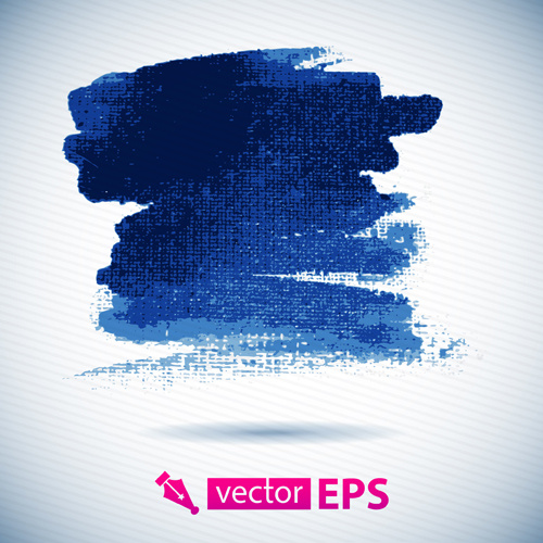 vector blue watercolor stains background