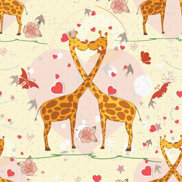 Vector cartoon cute giraffe Vectors graphic art designs in editable .ai  .eps .svg .cdr format free and easy download unlimit id:297505
