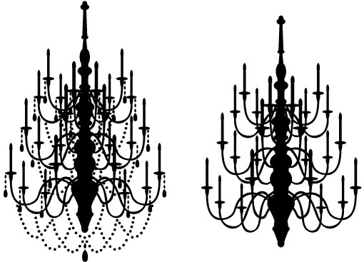 vector chandeliers