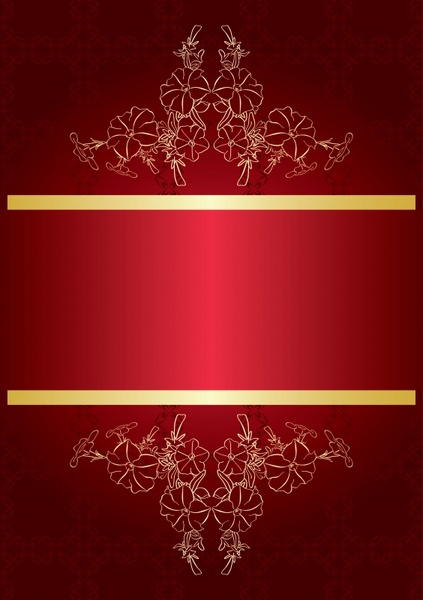 vector colorful background ornate red tide
