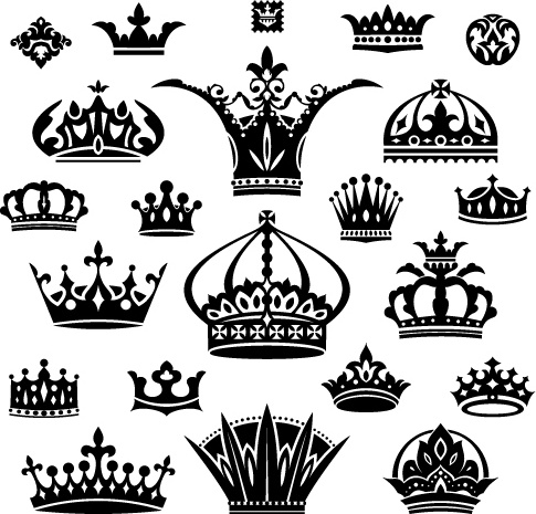 Download Crown silhouette vector free vector download (6,496 Free ...