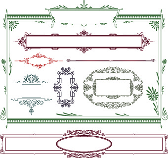 Download Vector decoration frame and borders illustration Free ...